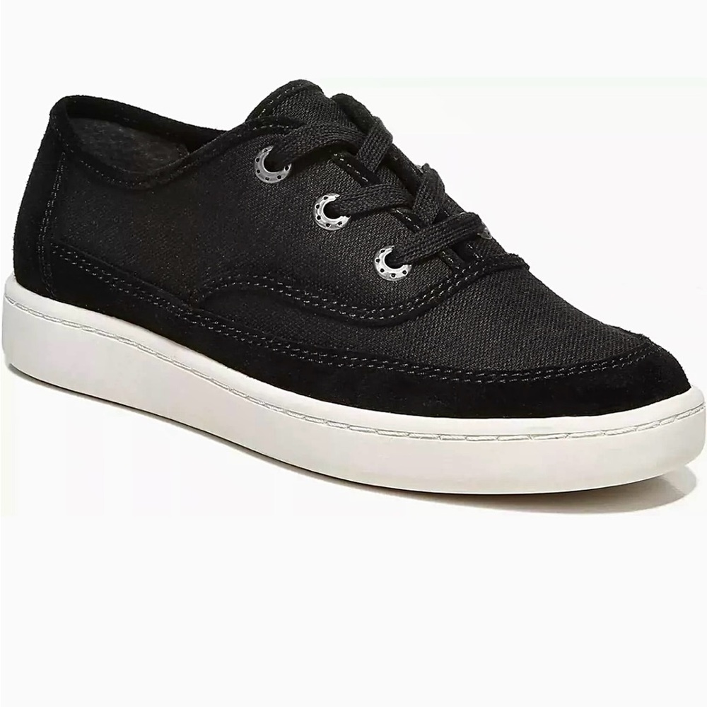 Women’s Zodiac Lace-up Black Sneakers Size 7 Med. - Picture 12 of 16